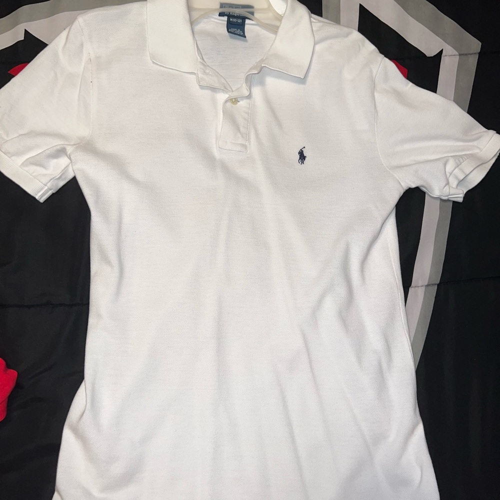 Ralph Lauren Polo White Shirt Boys size
